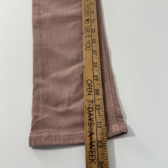 Joe’s Jeans Women’s 29 Mid Rise Skinny Mauve Pink Stretch Denim Pants Made USA - Picture 10 of 14